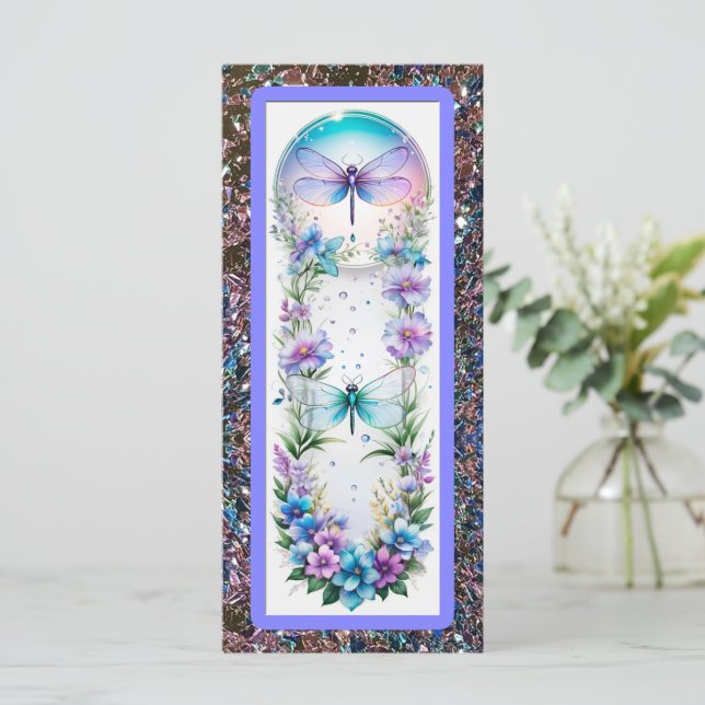 Hermosa libélula (Anverso de pie)