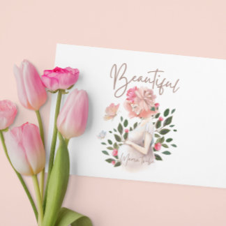 Hermosa Mamá Para Ser Tarjeta