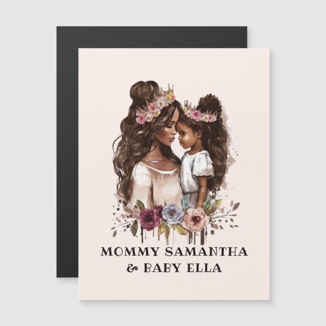 Hermosa mamá y hija negras (5) (Anverso/Reverso)