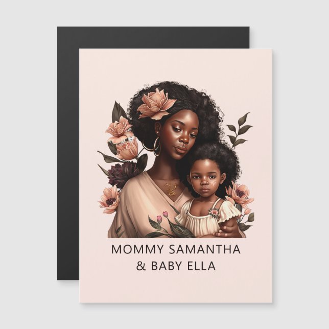 Hermosa mamá y hija negras (9) (Anverso/Reverso)