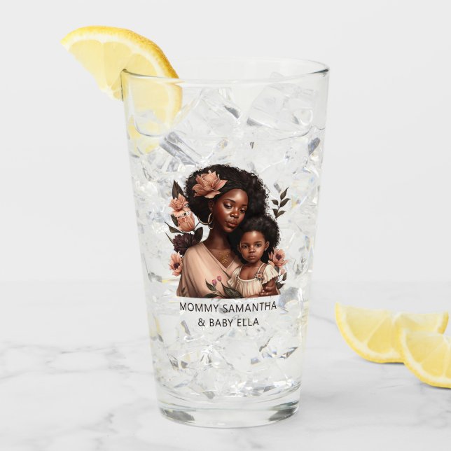 Hermosa mamá y hija negras (9) (Anverso (hielo))