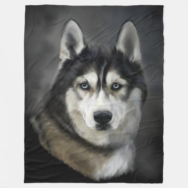 Hermosa manta siberiana Husky Fleece (Anverso)