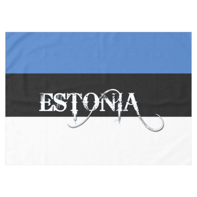 ¡Hermosa mantel de Estonia! (Frente (Horizontal))