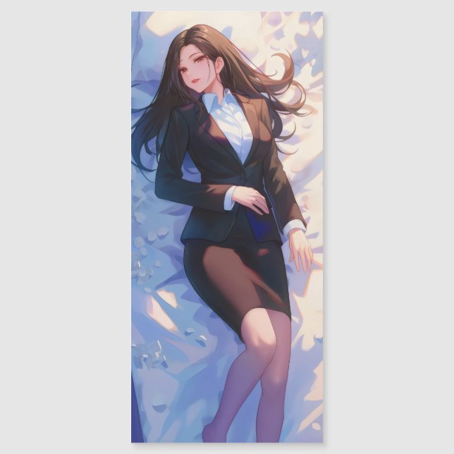 Hermosa mujer de negocios Anime (Anverso)