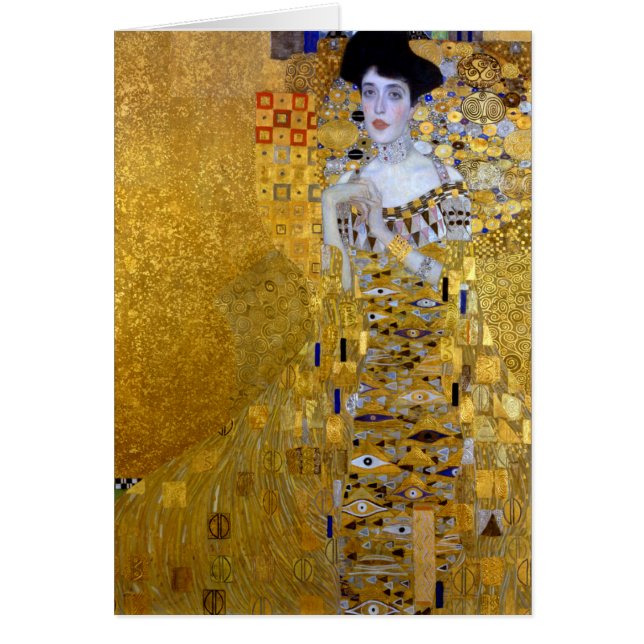 Hermosa mujer en oro Gustav Klimt (Frente)
