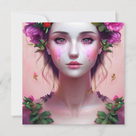 Hermosa Mujer Étérea Fantasía Arte