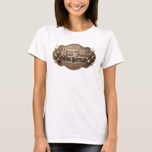 Hermosa Naranja MENOS CHARLA MÁS BOTELLAS Camiseta