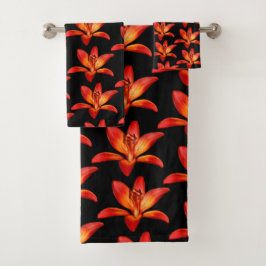 Hermosa Naranja Roja Asiática Lily Gran Paradiso