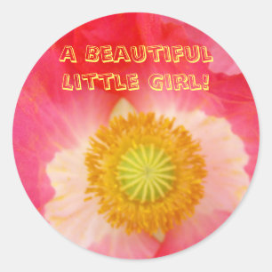 ¡Hermosa Niña! pegatinas Es una niña Bebé
