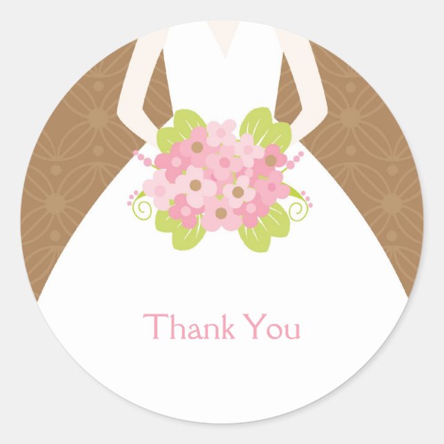 Hermosa novia - Sellos para sobres (Anverso)