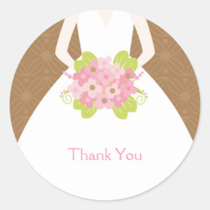 Hermosa novia - Sellos para sobres