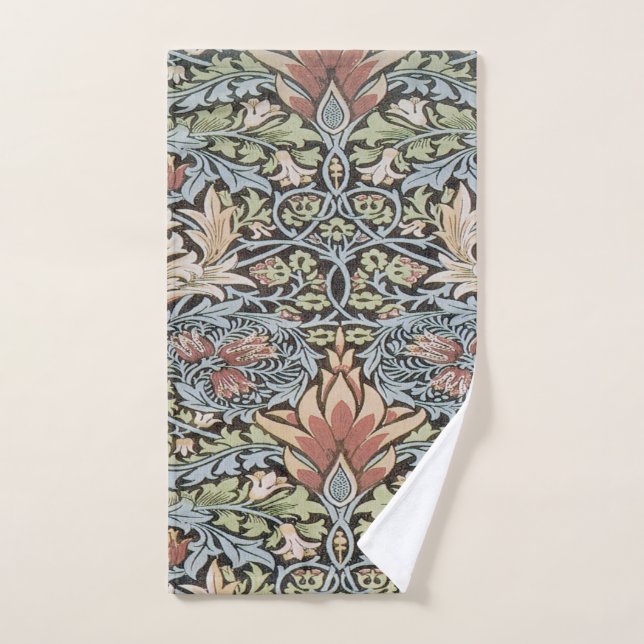Hermosa obra de William Morris, Art Nouveau, Beaut (Toalla de mano)