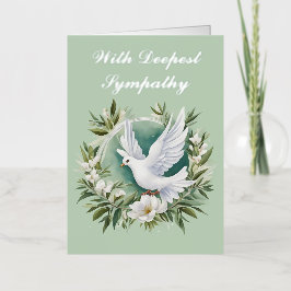 Hermosa paloma blanca de la paz