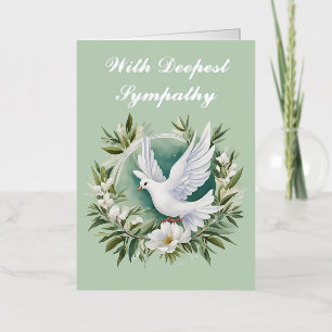 Hermosa paloma blanca de la paz