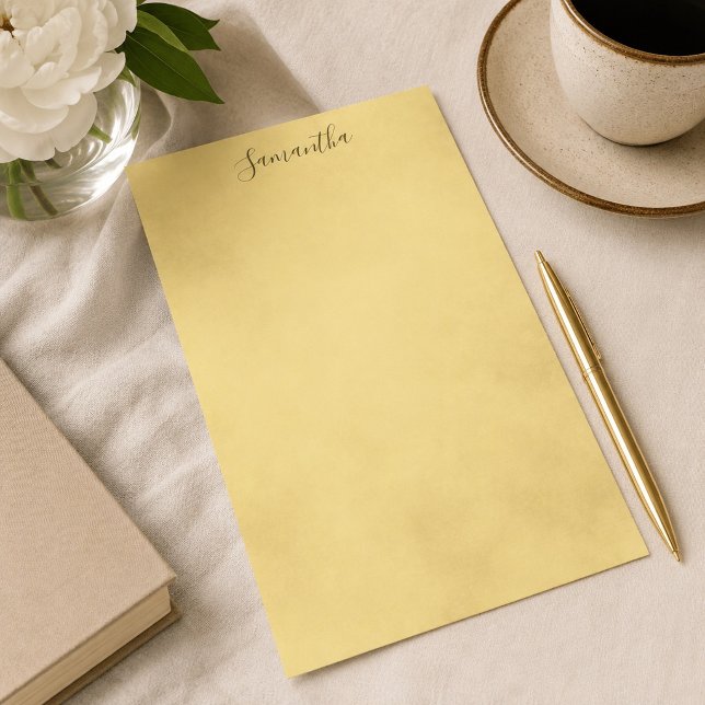 Hermosa Papelería de Pergamino Dorado (Subido por el creador)