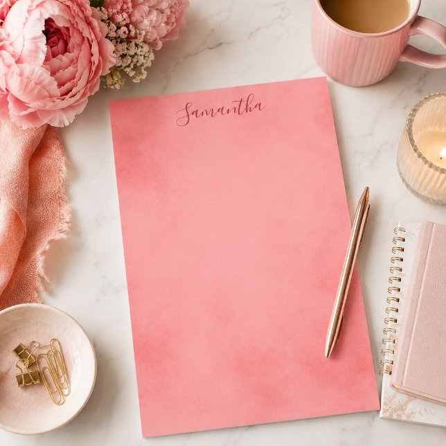 Hermosa Papelería de Pergamino Rosa (Subido por el creador)
