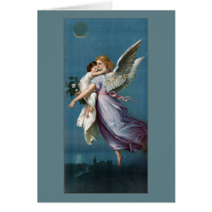 Hermosa pintura de Angel Guardian