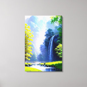 Hermosa Pintura De Naturaleza Pacífica Impresión E