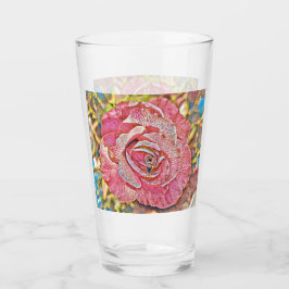 Hermosa pintura rosa rosa