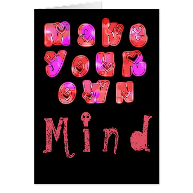 Hermosa plantilla vertical de tarjeta de felicitac (Frente)