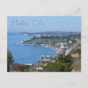 ¡Hermosa postal costera de Malibu!
