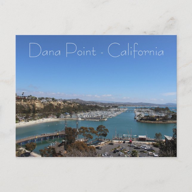 ¡Hermosa postal Dana Point! (Anverso)