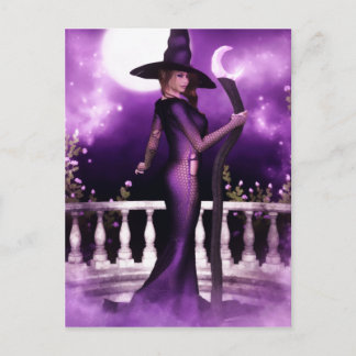 Hermosa postal de brujería
