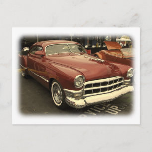 ¡Hermosa postal de coche de época!