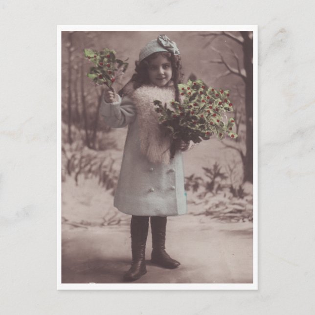 Hermosa postal de la Pequeña Niña (Anverso)