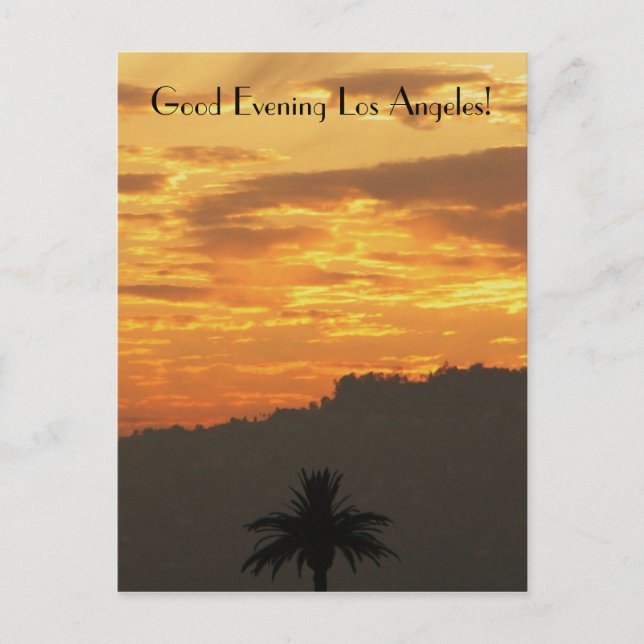 ¡Hermosa postal de Los Ángeles! (Anverso)