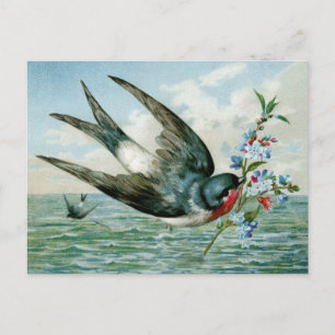 Hermosa postal de Pascua Vintage