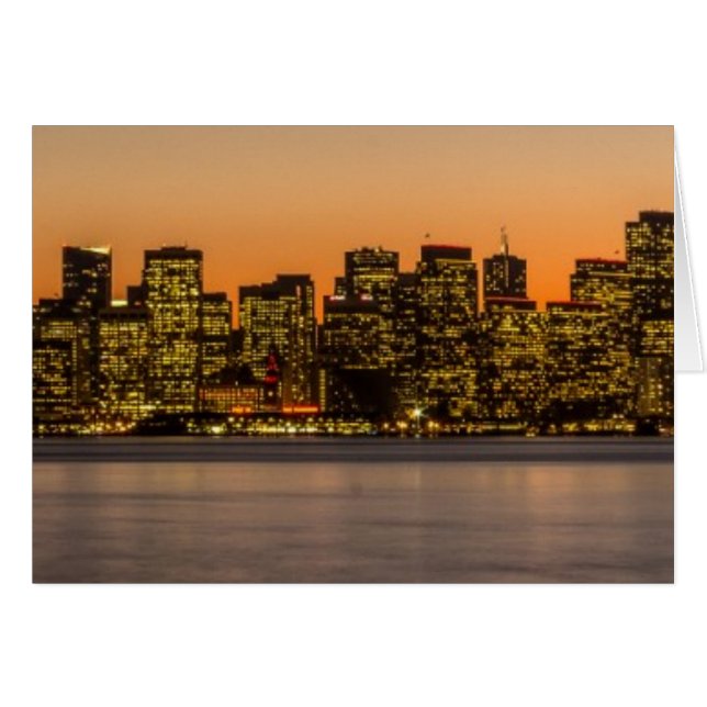 Hermosa puesta de sol en San Francisco (Anverso (Horizontal))