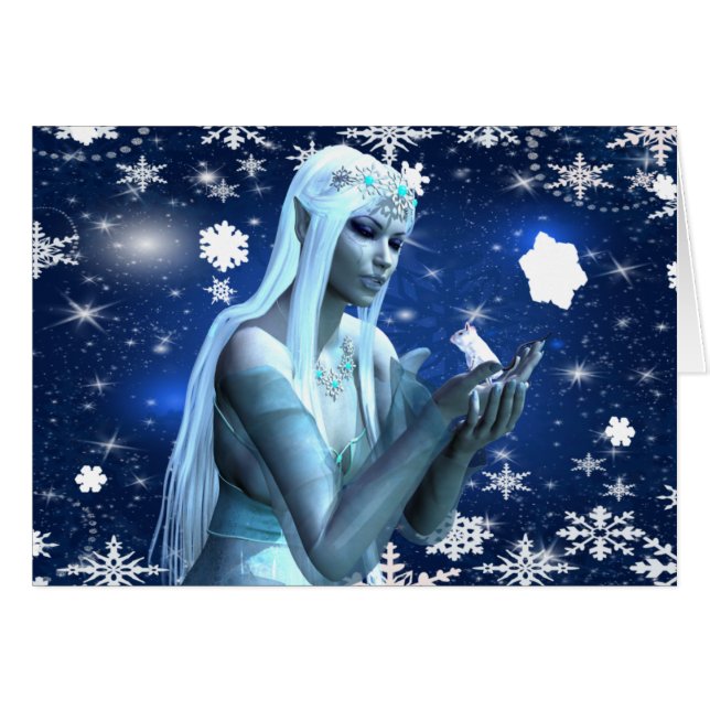 Hermosa Reina de Nieve (Anverso (Horizontal))