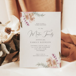 Hermosa Reunión de la Familia Boho Watercolor