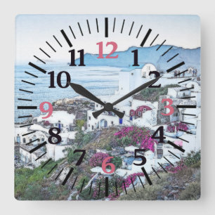 Hermosa Santorini, Reloj de Grecia