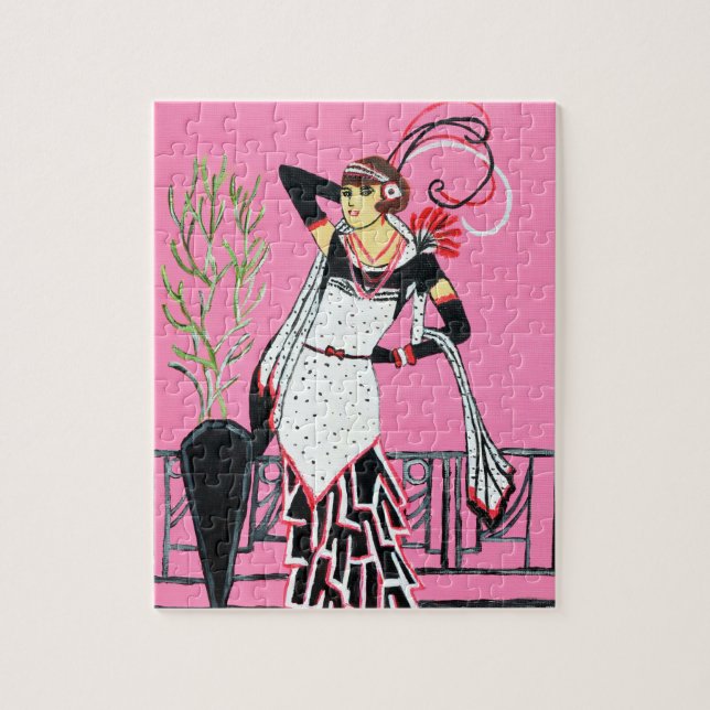 Hermosa señora 2 rompecabezas (Vertical)