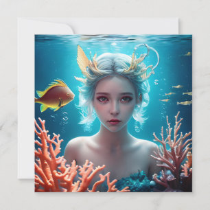 Hermosa Sirena Bajo El Agua