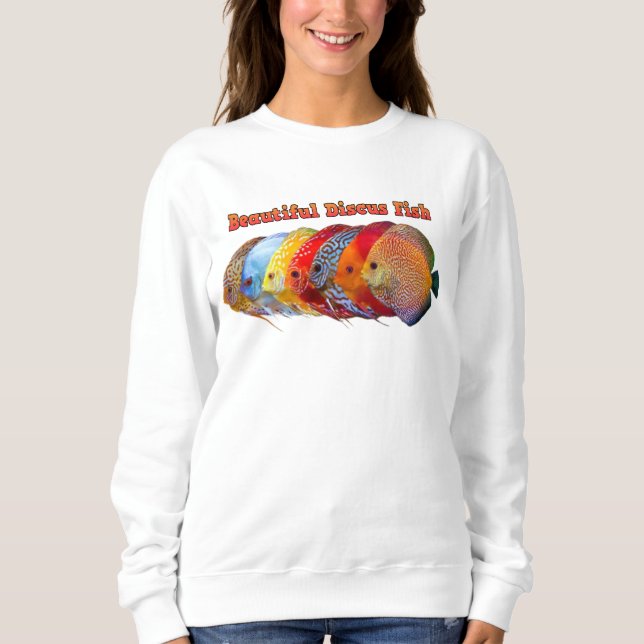 Hermosa Sudadera de Pez Disco (Anverso)