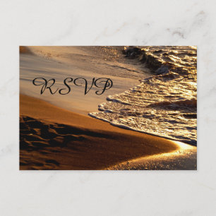 Hermosa Sunset Sandy Beach Wedding RSVP