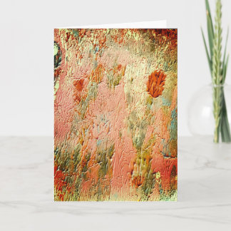 Hermosa tarjeta abstracta de amistad