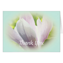 hermosa tarjeta de agradecimiento floral.