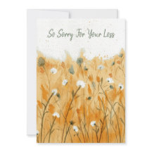 Hermosa tarjeta de condolencia