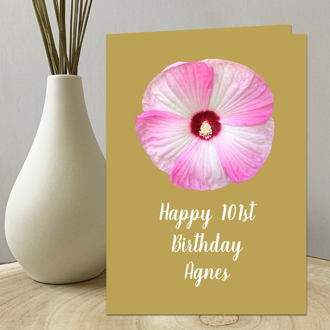Hermosa tarjeta de cumpleaños 101 de Hibiscus (Subido por el creador)