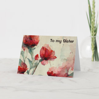 Hermosa tarjeta de cumpleaños de aspecto vintage