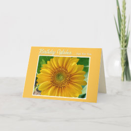 Hermosa tarjeta de cumpleaños de flores