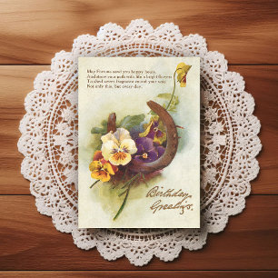 Hermosa tarjeta de felicitación de cumpleaños anti