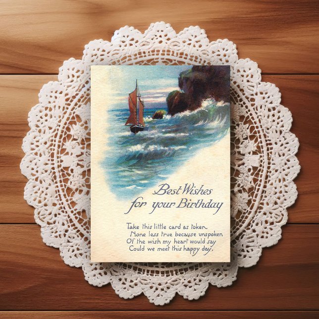 Hermosa tarjeta de felicitación de cumpleaños vint (Subido por el creador)