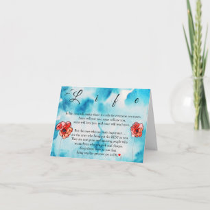 Hermosa tarjeta de felicitación de palabras de vid