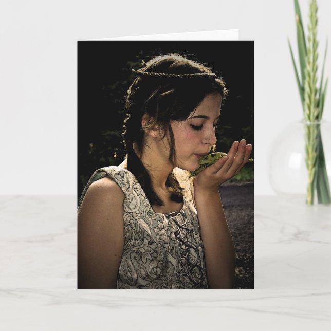 Hermosa tarjeta de felicitación para princesa de e (Anverso)