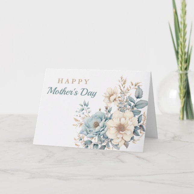 Hermosa tarjeta de felicitación por el día de la m (Anverso)